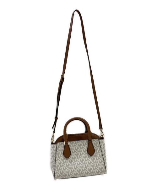 MICHAEL KORS（マイケルコース）MICHAEL KORS (マイケルコース) 2WAYショルダーバッグ ベージュの古着・服飾アイテム