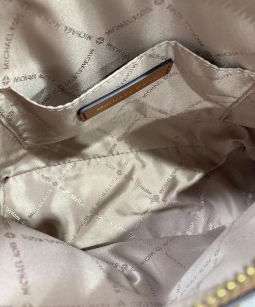 MICHAEL KORS（マイケルコース）MICHAEL KORS (マイケルコース) 2WAYショルダーバッグ ベージュの古着・服飾アイテム