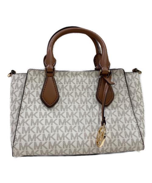 MICHAEL KORS（マイケルコース）MICHAEL KORS (マイケルコース) 2WAYショルダーバッグ ベージュの古着・服飾アイテム