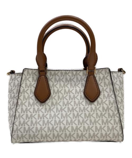 MICHAEL KORS（マイケルコース）MICHAEL KORS (マイケルコース) 2WAYショルダーバッグ ベージュの古着・服飾アイテム