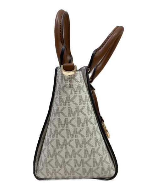 MICHAEL KORS（マイケルコース）MICHAEL KORS (マイケルコース) 2WAYショルダーバッグ ベージュの古着・服飾アイテム