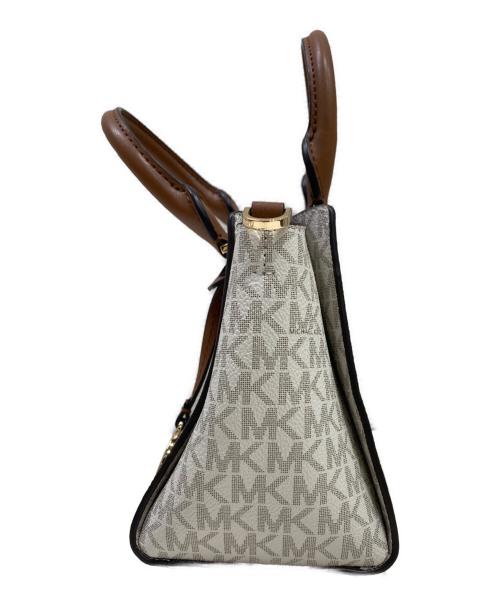 MICHAEL KORS（マイケルコース）MICHAEL KORS (マイケルコース) 2WAYショルダーバッグ ベージュの古着・服飾アイテム