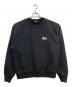 stussy（ステューシー）の古着「クルーネックスウェット」｜ブラック