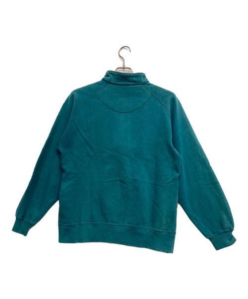 Champion（チャンピオン）Champion (チャンピオン) ハーフジップスウェット グリーン サイズ:Lの古着・服飾アイテム