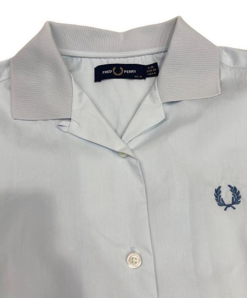 FRED PERRY（フレッドペリー）FRED PERRY (フレッドペリー) シャツワンピース ブルー サイズ:38の古着・服飾アイテム