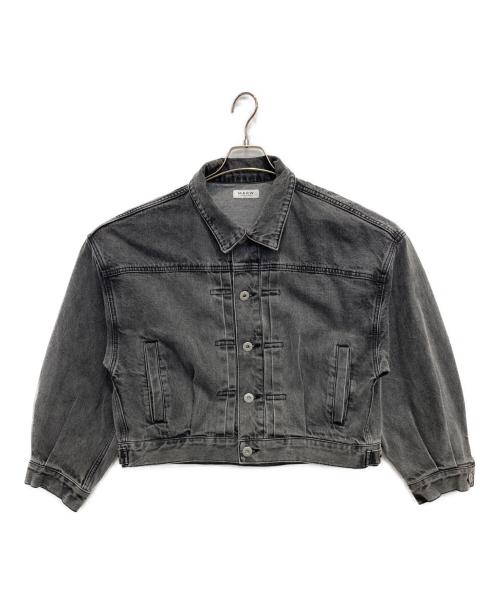 MARW UNITED ARROWS（マルゥ ユナイテッドアローズ）MARW UNITED ARROWS (マルゥ ユナイテッドアローズ) ブラックデニムジャケット グレー サイズ:38の古着・服飾アイテム