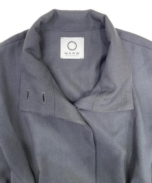 MARW UNITED ARROWS（マルゥ ユナイテッドアローズ）MARW UNITED ARROWS (マルゥ ユナイテッドアローズ) ノースリーブワンピース グレー サイズ:36の古着・服飾アイテム
