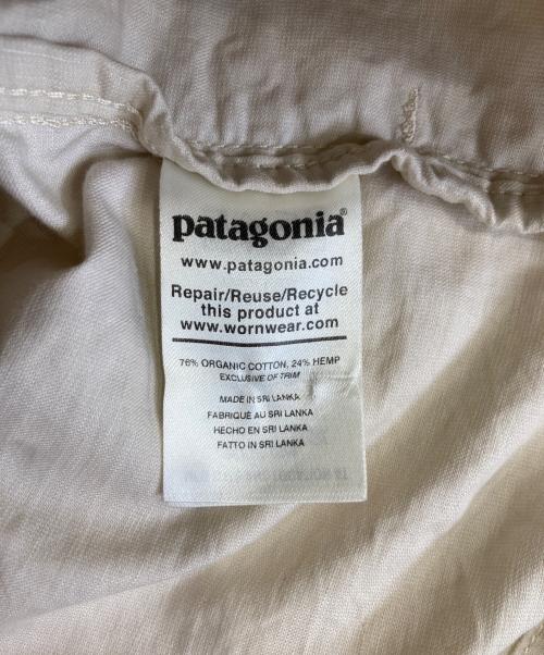 Patagonia（パタゴニア）Patagonia (パタゴニア) ライトウェイト・オールウェア・ヘンプ・コーチズ・ジャケット アイボリー サイズ:Sの古着・服飾アイテム