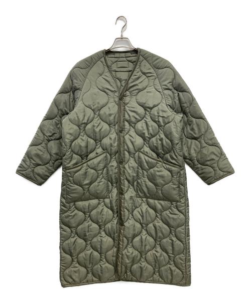 HYKE（ハイク）HYKE (ハイク) QUILTED LINER COAT オリーブ サイズ:3の古着・服飾アイテム