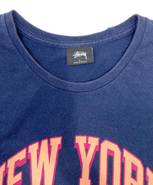 stussy（ステューシー）stussy (ステューシー) Tシャツ ネイビー サイズ:Lの古着・服飾アイテム