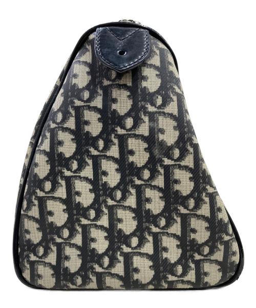 Christian Dior（クリスチャン ディオール）Christian Dior (クリスチャン ディオール) トロッター ミニボストンバッグ ブラック×ベージュの古着・服飾アイテム