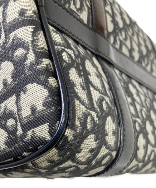 Christian Dior（クリスチャン ディオール）Christian Dior (クリスチャン ディオール) トロッター ミニボストンバッグ ブラック×ベージュの古着・服飾アイテム