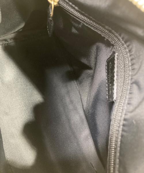 Christian Dior（クリスチャン ディオール）Christian Dior (クリスチャン ディオール) トロッター ミニボストンバッグ ブラック×ベージュの古着・服飾アイテム
