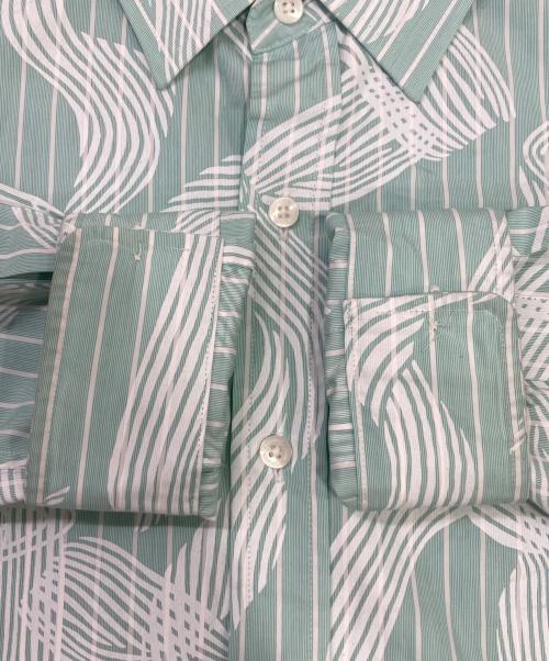 Vivienne Westwood man（ヴィヴィアン ウェストウッド マン）Vivienne Westwood man (ヴィヴィアン ウェストウッド マン) ストライプオーブシャツ スカイブルー サイズ:48の古着・服飾アイテム