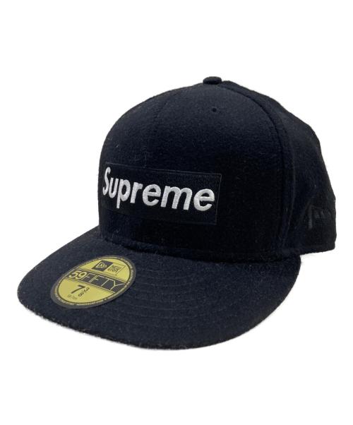 SUPREME（シュプリーム）Supreme (シュプリーム) New Era (ニューエラ) キャップ ブラック サイズ:7 3/8の古着・服飾アイテム