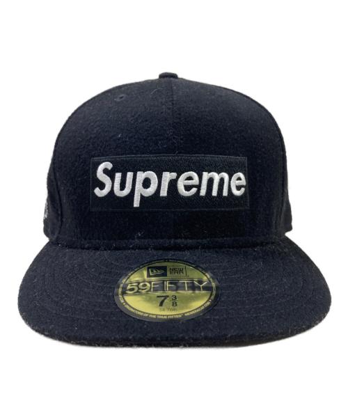 SUPREME（シュプリーム）Supreme (シュプリーム) New Era (ニューエラ) キャップ ブラック サイズ:7 3/8の古着・服飾アイテム