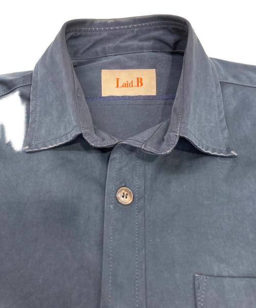 laid.B（レイド ビー）laid.B (レイド ビー) ゴム引きシャツ ネイビー サイズ:2の古着・服飾アイテム