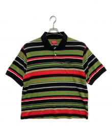 SUPREME（シュプリーム）の古着「Multi Stripe Polo」｜グリーン