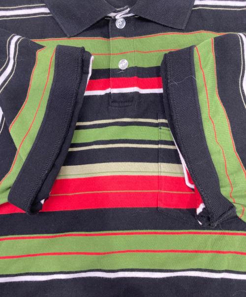 SUPREME（シュプリーム）Supreme (シュプリーム) Multi Stripe Polo グリーン サイズ:Lの古着・服飾アイテム