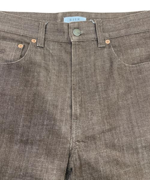 RIER（リア）RIER (リア) 5ポケットパンツ ブラウン サイズ:76cm (W30）の古着・服飾アイテム