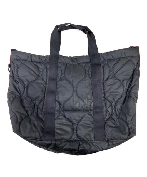 COMME des GARCONS HOMME（コムデギャルソン オム）COMME des GARCONS HOMME (コムデギャルソン オム) リップストップキルティング2WAYバッグ ブラックの古着・服飾アイテム