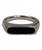 TOM WOODトムウッド）の古着「Mario Ring Onyx」｜シルバー