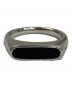 TOM WOOD（トムウッド）の古着「Mario Ring Onyx」｜シルバー