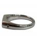 TOM WOOD (トムウッド) Mario Ring Onyx シルバー サイズ:10号：27000円