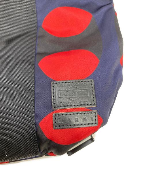 MARNI（マルニ）MARNI (マルニ) PORTER (ポーター) 2WAY dot rucksack ネイビー×レッドの古着・服飾アイテム