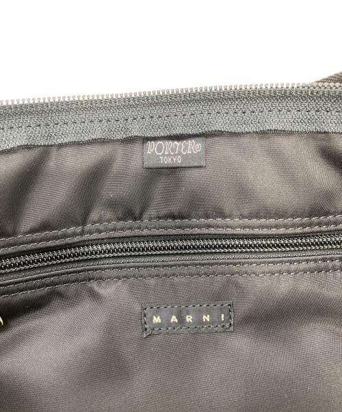 MARNI（マルニ）MARNI (マルニ) PORTER (ポーター) 2WAY dot rucksack ネイビー×レッドの古着・服飾アイテム