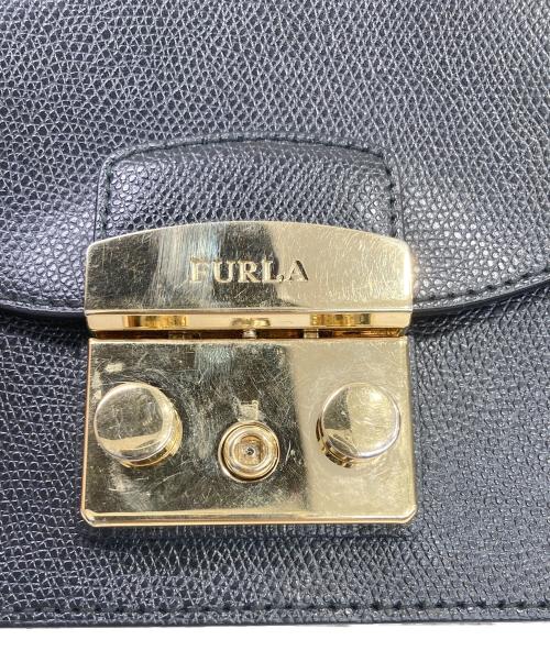FURLA（フルラ）FURLA (フルラ) チェーンショルダーバッグ ブラックの古着・服飾アイテム