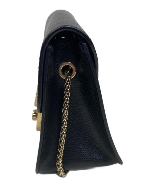 FURLA（フルラ）FURLA (フルラ) チェーンショルダーバッグ ブラックの古着・服飾アイテム