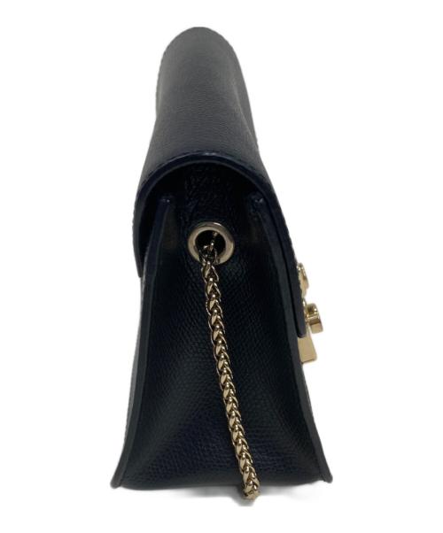 FURLA（フルラ）FURLA (フルラ) チェーンショルダーバッグ ブラックの古着・服飾アイテム