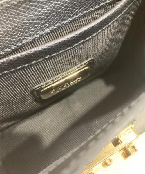 FURLA（フルラ）FURLA (フルラ) チェーンショルダーバッグ ブラックの古着・服飾アイテム