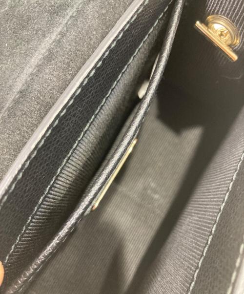 FURLA（フルラ）FURLA (フルラ) チェーンショルダーバッグ ブラックの古着・服飾アイテム