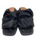 中古・古着 Ganni (ガニー) Ruched Satin Mules ブラック サイズ:37：12000円