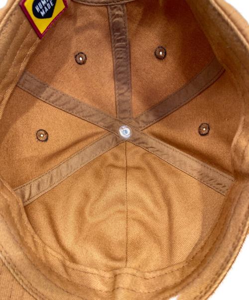 HUMAN MADE（ヒューマンメイド）HUMAN MADE (ヒューマンメイド) 6 Panel Duck Twill Cap ブラウンの古着・服飾アイテム