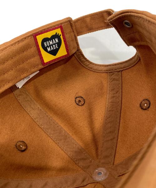 HUMAN MADE（ヒューマンメイド）HUMAN MADE (ヒューマンメイド) 6 Panel Duck Twill Cap ブラウンの古着・服飾アイテム