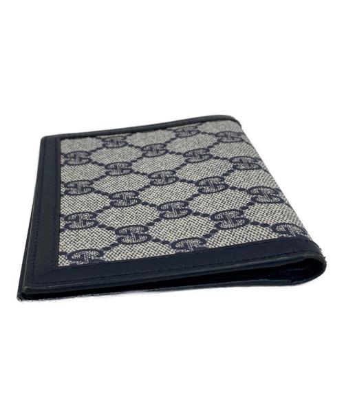 GUCCI（グッチ）GUCCI (グッチ) 2つ折り財布 ブラック×ベージュの古着・服飾アイテム
