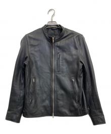 JOURNAL STANDARD（ジャーナルスタンダード）の古着「シングルライダースジャケット」｜ブラック