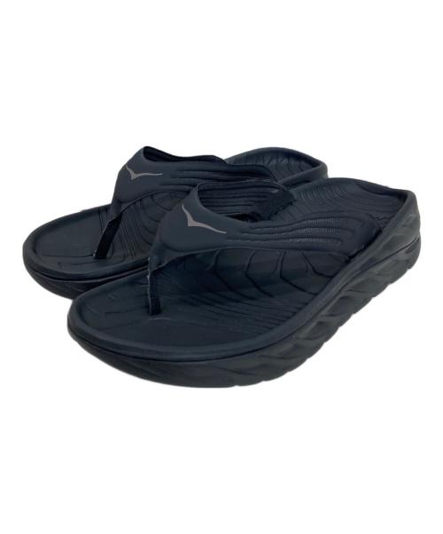 HOKAONEONE（ホカオネオネ）HOKAONEONE (ホカオネオネ) ORA RECOVERY FLIP ブラック サイズ:M7　W8の古着・服飾アイテム