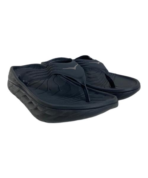 HOKAONEONE（ホカオネオネ）HOKAONEONE (ホカオネオネ) ORA RECOVERY FLIP ブラック サイズ:M7　W8の古着・服飾アイテム