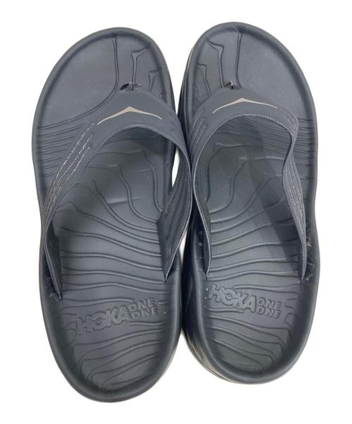 HOKAONEONE（ホカオネオネ）HOKAONEONE (ホカオネオネ) ORA RECOVERY FLIP ブラック サイズ:M7　W8の古着・服飾アイテム