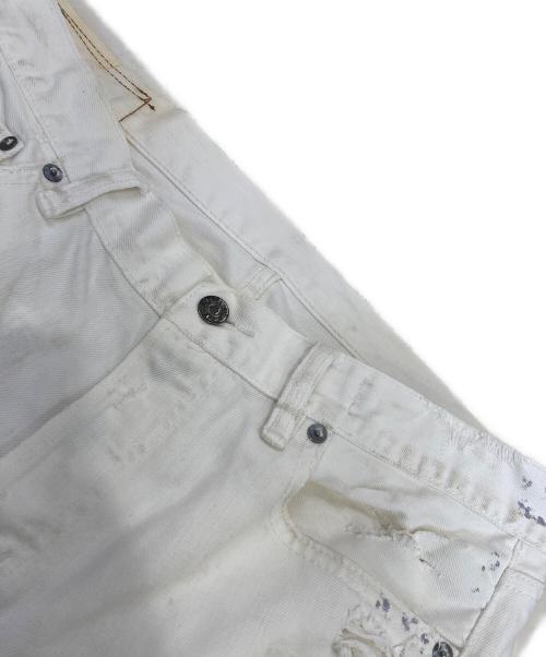 Denim & Supply Ralph Lauren（デニム＆サプライ ラルフローレン）DENIM & SUPPLY RALPH LAUREN (デニム＆サプライ ラルフローレン) リメイクデニムパンツ ホワイト サイズ:86cm (W34)の古着・服飾アイテム