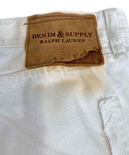 Denim & Supply Ralph Lauren（デニム＆サプライ ラルフローレン）DENIM & SUPPLY RALPH LAUREN (デニム＆サプライ ラルフローレン) リメイクデニムパンツ ホワイト サイズ:86cm (W34)の古着・服飾アイテム