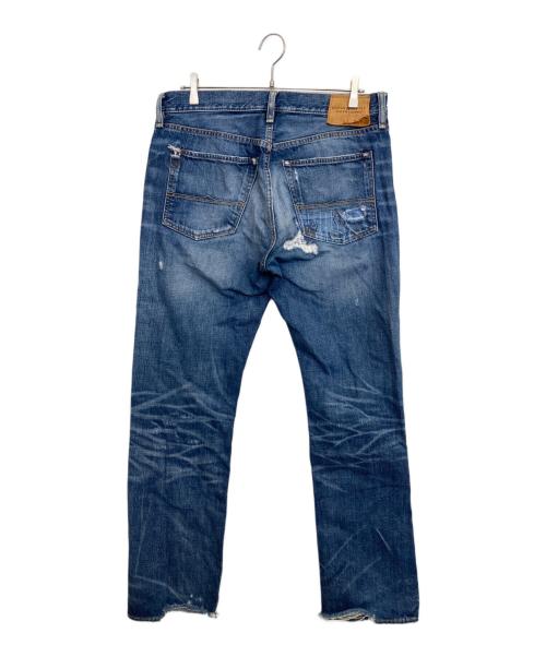 Denim & Supply Ralph Lauren（デニム＆サプライ ラルフローレン）Denim & Supply Ralph Lauren (デニム＆サプライ ラルフローレン) リペア加工デニムパンツ ブルー サイズ:W34/L32の古着・服飾アイテム