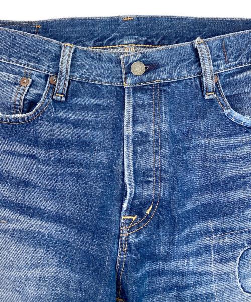 Denim & Supply Ralph Lauren（デニム＆サプライ ラルフローレン）Denim & Supply Ralph Lauren (デニム＆サプライ ラルフローレン) リペア加工デニムパンツ ブルー サイズ:W34/L32の古着・服飾アイテム