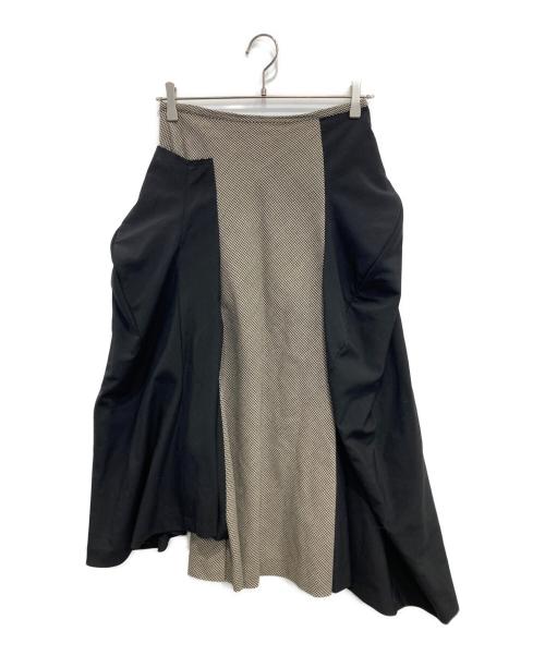COMME des GARCONS（コムデギャルソン）COMME des GARCONS (コムデギャルソン) スカート グレー×ブラック サイズ:表記無しの古着・服飾アイテム