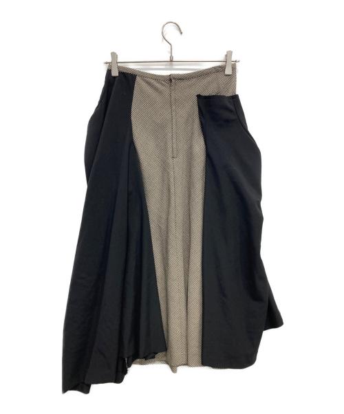 COMME des GARCONS（コムデギャルソン）COMME des GARCONS (コムデギャルソン) スカート グレー×ブラック サイズ:表記無しの古着・服飾アイテム
