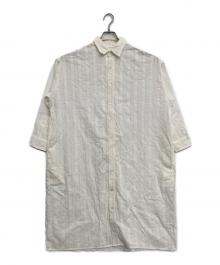KAGURE（カグレ）の古着「シャツワンピース」｜ホワイト